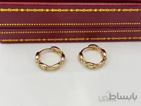 گوشواره ژوپینگ حلقه ای طرح دار