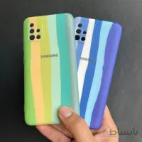 قاب سیلیکونی گوشی سامسونگ samsung galaxy a02s مدل رنگین کمانی ویتنامی اصل