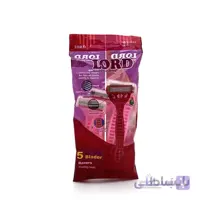 تیغ اصلاح زنانه 5لبه پفکی لرد