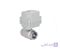 شیر موتوردار 4 سیم برنجی 3/4 اینچ دوراویس