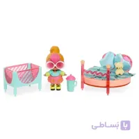 عروسک دخترانه لول سوپرایز lol surprise با لوازم مدل NEON Q.T کد P/83023/A