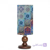 آباژور لیوانی کاشی مرکب پایه چوبی