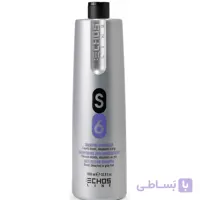 شامپو ضد زردی مو اچ اس لاین مدل S6 حجم 1000 میل ا ECHOSLINE S6 SHAMPOO 1000ML