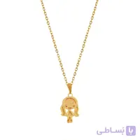 آویز طلا کودک طرح دختر کد KP613