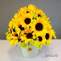 باکس گل آفتابگردان و داودی
