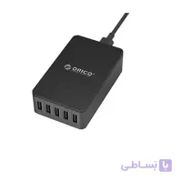 شارژر رومیزی اوریکو دارای 5 درگاه یو اس بی مدل CSE-5U ا Orico 5 Port Desktop USB Charger - CSE-5U