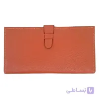 کیف پول چرم مردانه زبانه دار مدل WT219