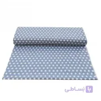 پارچه ملافه کتان خالص طرح ستاره