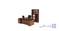 ست میز مدیریت و کتابخانه آرتا