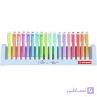 ماژیک هایلایتر رومیزی 18 رنگ استابیلو مدل Swing Cool Desk