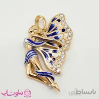 پلاک زنانه ژوپینگ طرح فرشته ابی کد 716