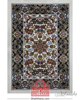 پادری فرش ماشینی مشهد کد 801040 زمینه کرم