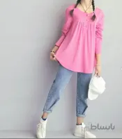 بلوز وارداتی نخ پنبه