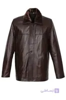 خرید پستی کاپشن چرم طبیعی شیک مردانه برند Sanalbolluk رنگ مشکی کد ty137951177