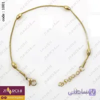 دستبند زنجیری استیل (طرح کپسولی) 1001