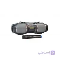 اسپیکر بلوتوث شارژی رم و فلش KIMISO T1S+میکروفن بیسیم