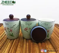 پا سماوری گلدار سرامیکی
