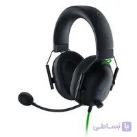 هدست گیمینگ باسیم ریزر مدل RAZER BLACKSHARK V2 ا Razer BlackShark V2 X Gaming Headset THX 7.1 Spatial Surround Sound 50mm Drivers Detachable Mic 3.5mm Jack - Black