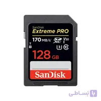 SanDisk 128GB Extreme PRO SDXC UHS-1 170mb/s V30 ا SanDisk 128GB Extreme PRO SDXC UHS-1 170mb/s V30