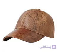 کلاه کپ چرم مون مدل peython