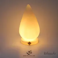 آباژور سنگ نمک طرح شبنم پایه سنگی