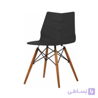 صندلی شقایق پایه چوبی H500 بنیزان