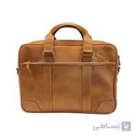 کیف اداری چرم طبیعی دو زیپه