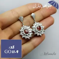 گوشواره عقیق یمنی اصل زنانه کد GO_1109