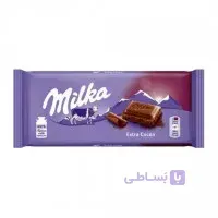 تابلت شکلات میلکا اکسترا کاکائو ا Milka Extra Cocoa Chocolate Tablet
