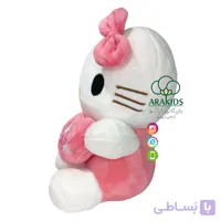 گربه کیتی قلب پروانه 25 سانتی کد 10280
