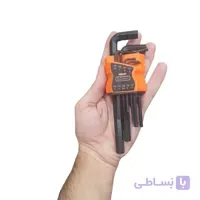 ست ۹ عددی آچار آلن ۶ گوش بلند