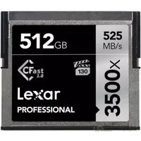 کارت حافظه لکسار Lexar 512GB Professional 3500x CFast 2.0 525mb