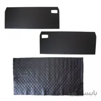ست تودری و چرم سقف اسپرت نیسان وانت 801 (گلدوزی مشکی و آبی)