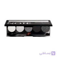 پالت سایه چشم نوت 5 رنگ مدل پروفشنال شماره 105 ا Note Eyeshadow Professional 5color No105