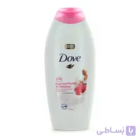 شامپو بدن داو حاوی بادام در حجم 700 میلی لیتر ا dove bagnoschiuma di bellezza crema di mandorle fiori di ibisco 700ml