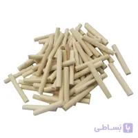 میخ چوبی بدون شیار صنوبر قطر 6 میلی‌متر طول 6 سانتی‌متر بسته 100 عددی