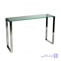 کنسول استیل صفحه شیشه ای مدل تابان
