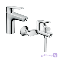 ست شیرآلات روکار هانس گروهه مدل Logis E کد KH1061 (دو تکه) ا Hansgrohe Logis E set