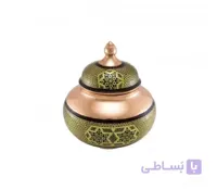 شکلات خوری تنه گرد مس و خاتم اعلا