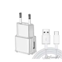شارژر سریع اصلی موبایل سامسونگ Galaxy A3 2017 به همراه کابل USB-C اصلی ا Samsung Galaxy A3 2017 Original Fast Wall Charger With USB-C Cable