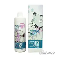اسپری مراقبت از دندان مناسب سگ و گربه برند یو اس پت حجم 250 میلی لیتر ا USPet Brand Dental Care Water Additive Dog & Cat 250ML