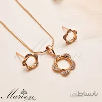 نیم ست گل مارون CS136