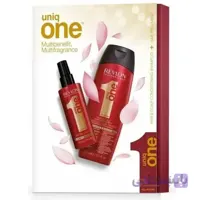 پک شامپو و اسپری ده کاره یونیک وان رولون اصل | حجم ۱۵۰ و ۳۰۰ میل ا Revlon Professional Uniq One Multibenefit Duo Kit