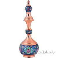 تنگ مسی طرح پرداز اثر آقاجانی ارتفاع 36 سانتی متر کدC-451