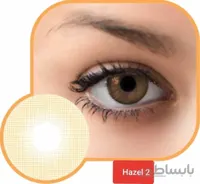 لنز رنگی گلامور سری عسلی hazel 02