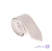 کراوات ساده مردانه طوسی کد T1059
