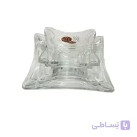 ست پیاله و پیش دستی بوهمیا مدل باترفلای