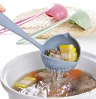ملاقه ی 2 کاره آبکش دار بسته 4 عددی