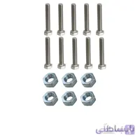 پیچ و مهره آهنی مدل 80-6 مجموعه 30 عددی
