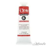رنگ روغن وستا 37 میل کد6 cadmiun red deep hue